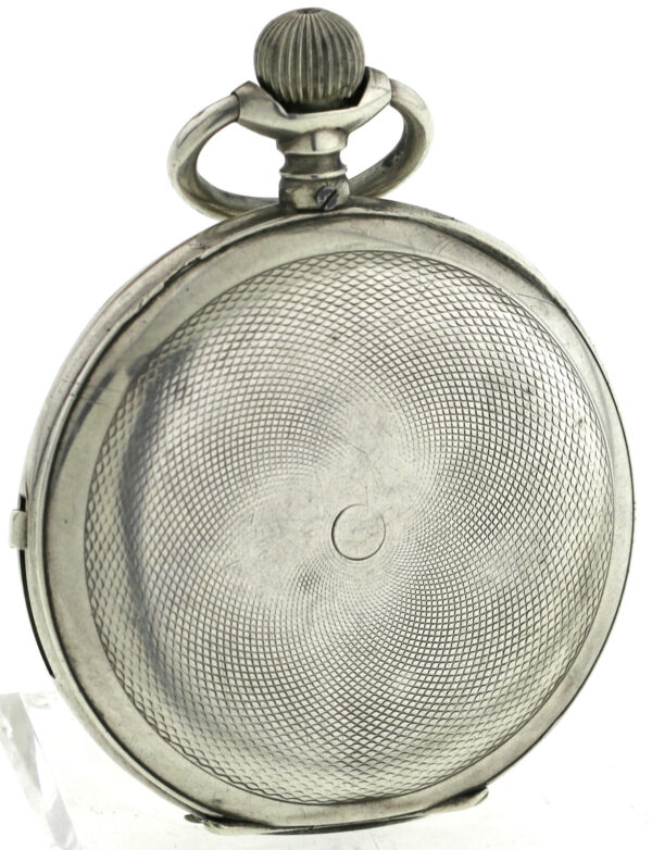 ¼ Repetition 1 Hammer 875 Silber Herren Taschenuhr Savonette 3 Deckel  52mm 103g – Bild 2