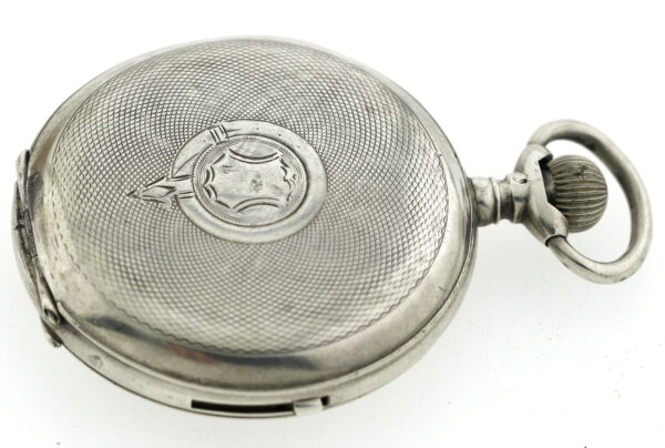 ¼ Repetition 1 Hammer 875 Silber Herren Taschenuhr Savonette 3 Deckel  52mm 103g – Bild 5
