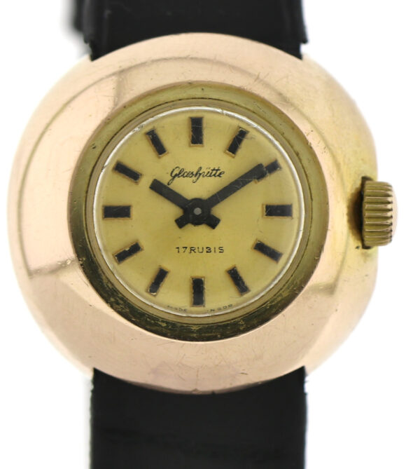 GUB Glashütte Jumbo Vintage Damenuhr 70er Kal. 9-20 Ø 29mm Handaufzug