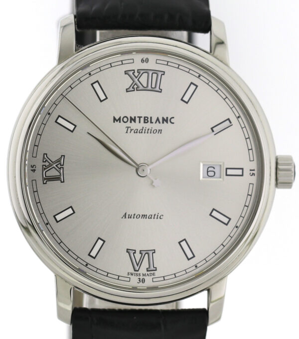 Montblanc Tradition Herren Uhr Edelstahl Automatic Ø40mm Ref.127769-7542 Fullset