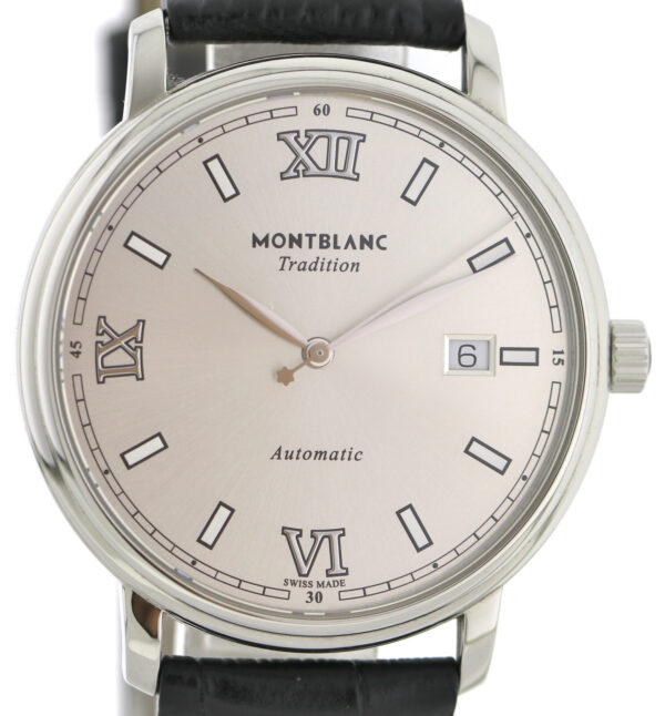 Montblanc Tradition Herren Uhr Edelstahl Automatic Ø40mm Ref.127769-7542 Fullset – Bild 2