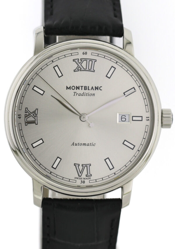 Montblanc Tradition Herren Uhr Edelstahl Automatic Ø40mm Ref.127769-7542 Fullset – Bild 3