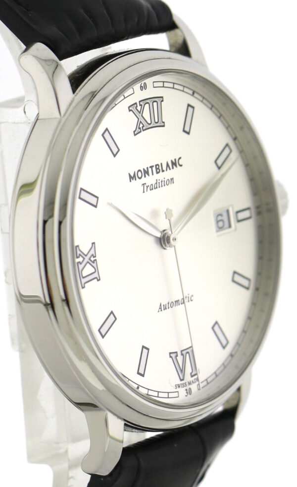 Montblanc Tradition Herren Uhr Edelstahl Automatic Ø40mm Ref.127769-7542 Fullset – Bild 4