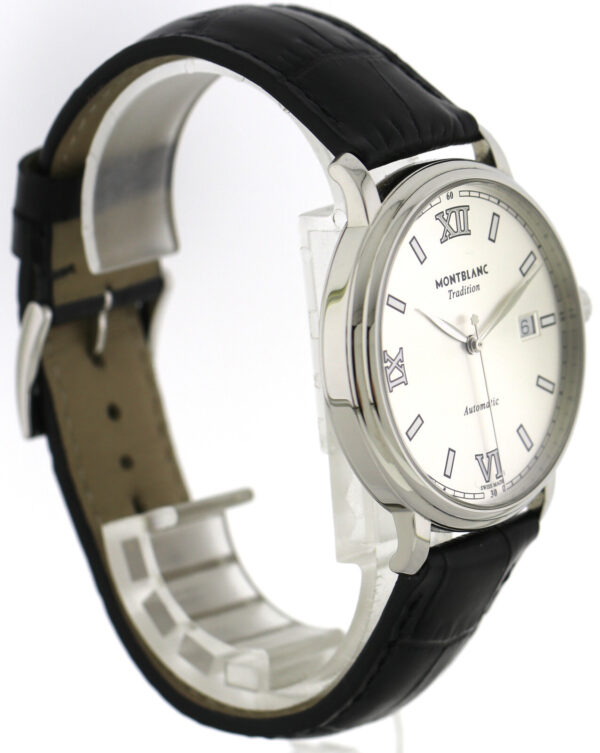 Montblanc Tradition Herren Uhr Edelstahl Automatic Ø40mm Ref.127769-7542 Fullset – Bild 5