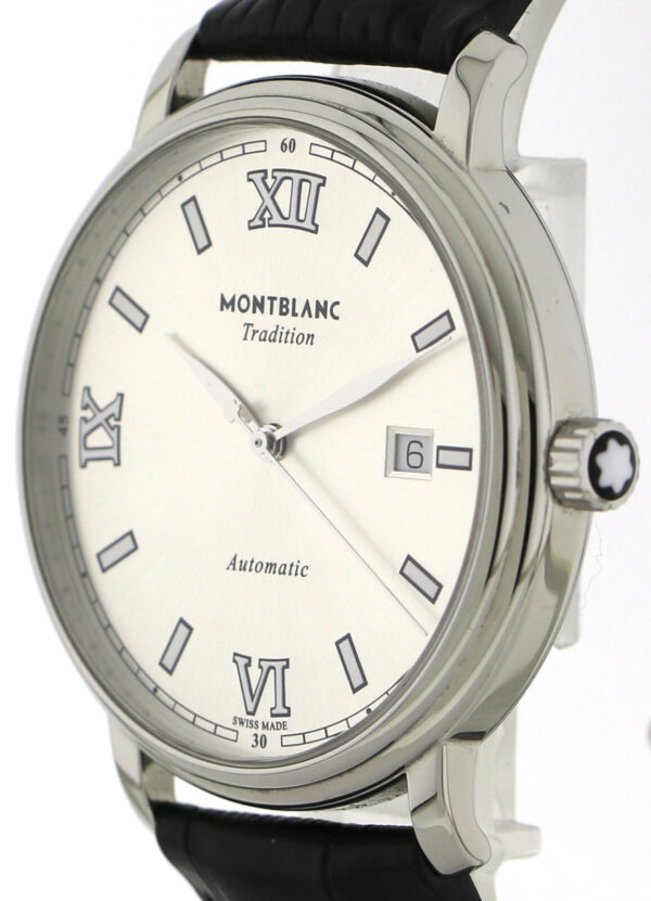 Montblanc Tradition Herren Uhr Edelstahl Automatic Ø40mm Ref.127769-7542 Fullset – Bild 6