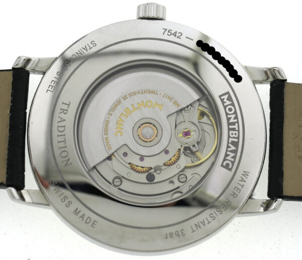 Montblanc Tradition Herren Uhr Edelstahl Automatic Ø40mm Ref.127769-7542 Fullset – Bild 8