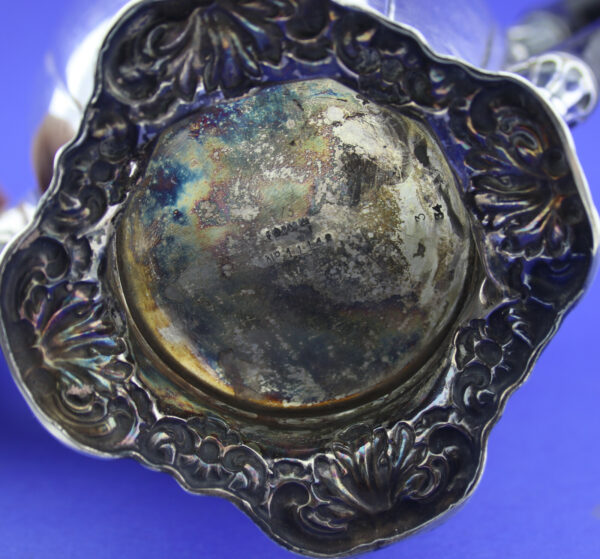 Antikes 4-teiliges Kernstück, Kaffe-,Tee- Set, 800-er Silber, ca. 1650g – Bild 4
