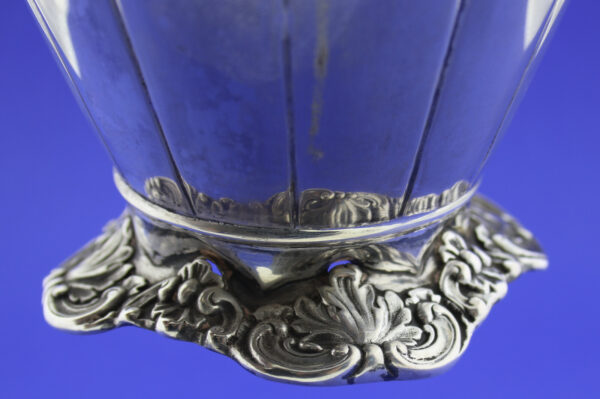 Antikes 4-teiliges Kernstück, Kaffe-,Tee- Set, 800-er Silber, ca. 1650g – Bild 5