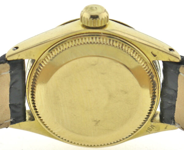 Rolex Oyster Perpetual Datejust Automatik Damenuhr Ref. 6917  26 mm 750/18k Gold – Bild 9