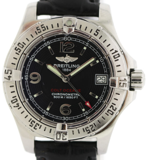 Breitling Colt Oceane Chronometer 500M Stahl Quarz Damenenuhr Ref. A77380 Ø34mm