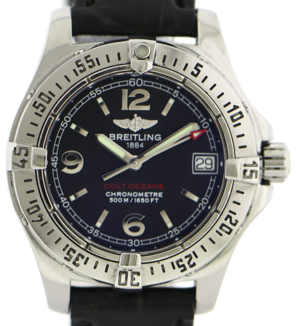 Breitling Colt Oceane Chronometer 500M Stahl Quarz Damenenuhr Ref. A77380 Ø34mm – Bild 2