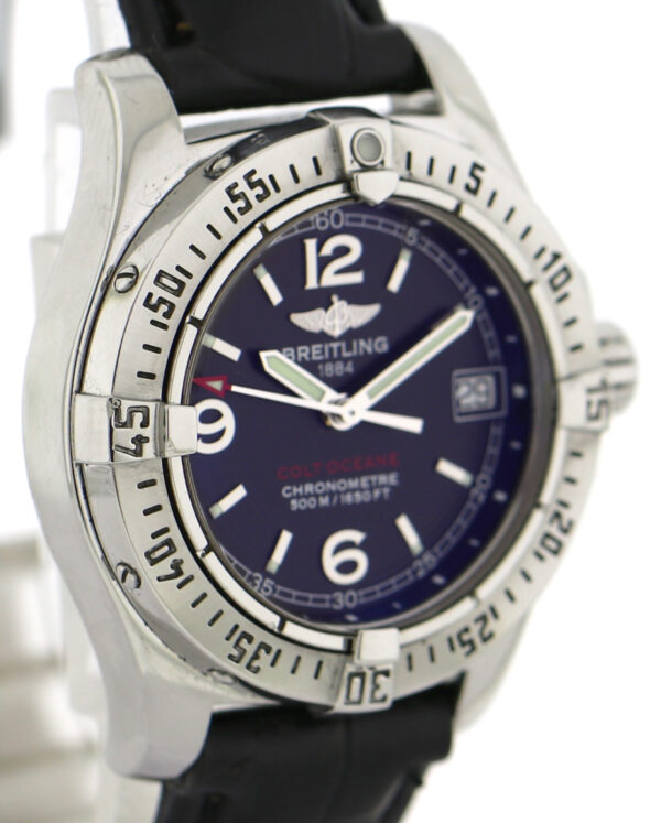 Breitling Colt Oceane Chronometer 500M Stahl Quarz Damenenuhr Ref. A77380 Ø34mm – Bild 3