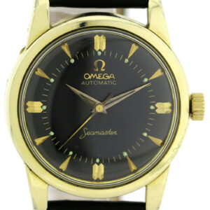Omega Black Beauty Goldhaube Vintageuhr Automatic Ref.2846-2848 Kal.501 aus 1958