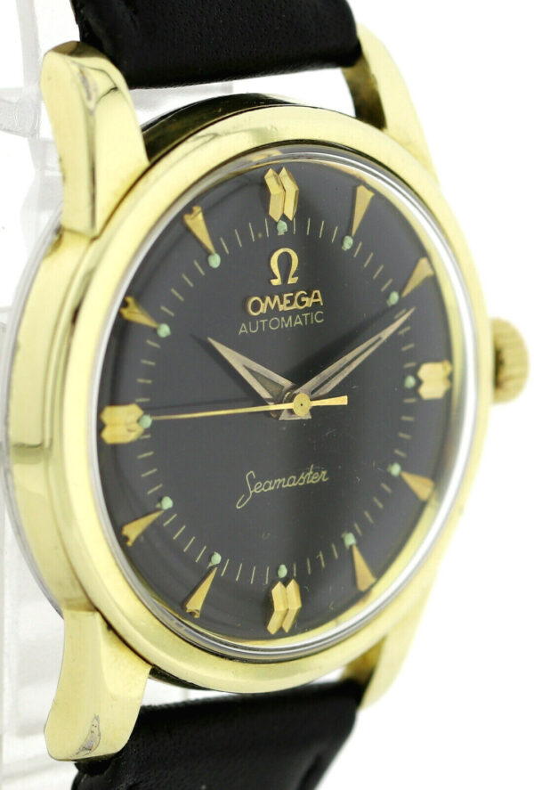 Omega Black Beauty Goldhaube Vintageuhr Automatic Ref.2846-2848 Kal.501 aus 1958 – Bild 3