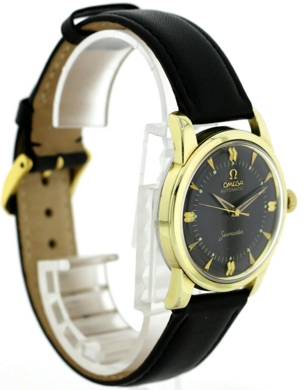 Omega Black Beauty Goldhaube Vintageuhr Automatic Ref.2846-2848 Kal.501 aus 1958 – Bild 4