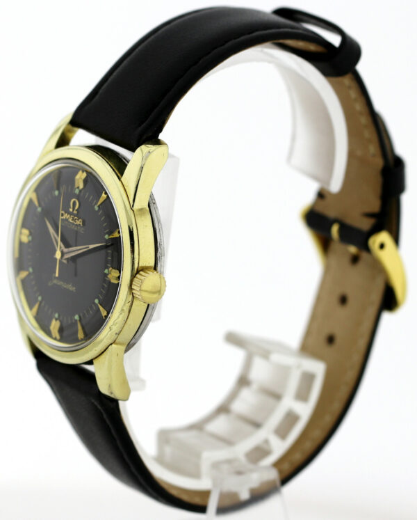 Omega Black Beauty Goldhaube Vintageuhr Automatic Ref.2846-2848 Kal.501 aus 1958 – Bild 6