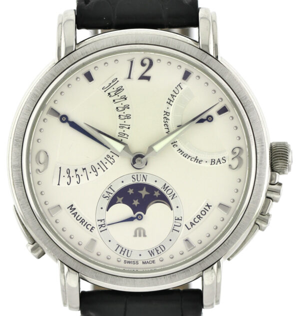 Maurice Lacroix Masterpiece retrograde Calendrier Moonphase Ref. MP 7078  43,5mm