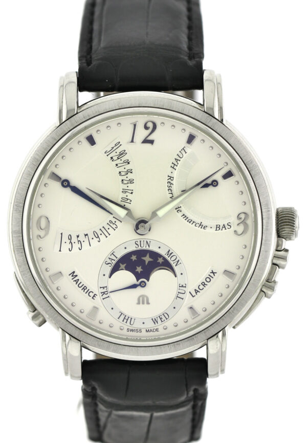 Maurice Lacroix Masterpiece retrograde Calendrier Moonphase Ref. MP 7078  43,5mm – Bild 2