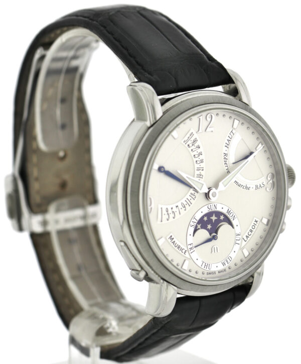 Maurice Lacroix Masterpiece retrograde Calendrier Moonphase Ref. MP 7078  43,5mm – Bild 3