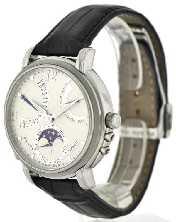 Maurice Lacroix Masterpiece retrograde Calendrier Moonphase Ref. MP 7078  43,5mm – Bild 4