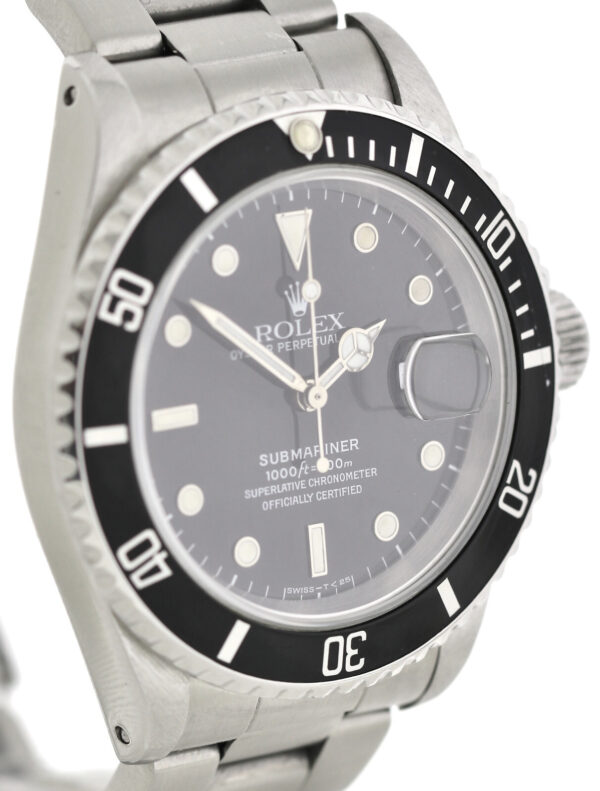 Rolex Submariner Oyster Date Automatik Herrenuhr Ref. 16610 Edelstahl aus 1995 – Bild 4