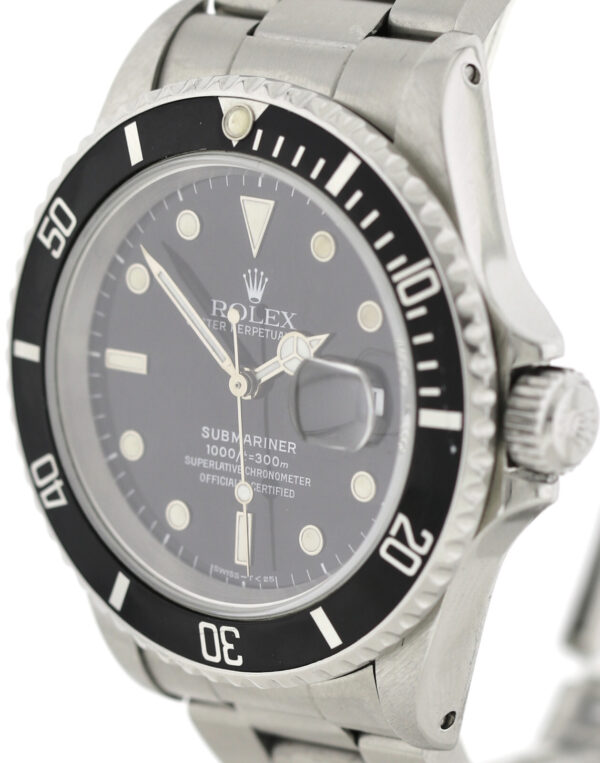 Rolex Submariner Oyster Date Automatik Herrenuhr Ref. 16610 Edelstahl aus 1995 – Bild 5