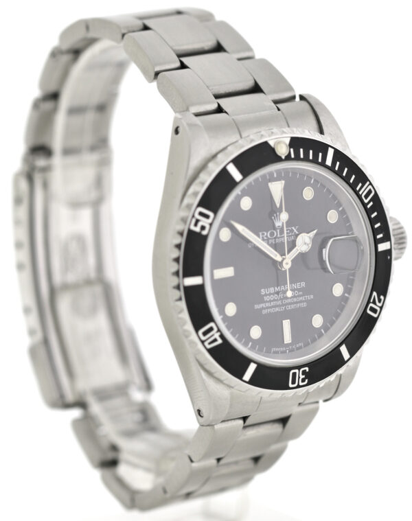 Rolex Submariner Oyster Date Automatik Herrenuhr Ref. 16610 Edelstahl aus 1995 – Bild 6