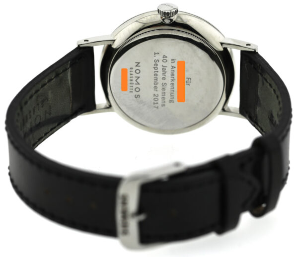 Nomos Glashütte Ludwig Serie Siemens Handaufzug 35mm aus 2017 – Bild 9