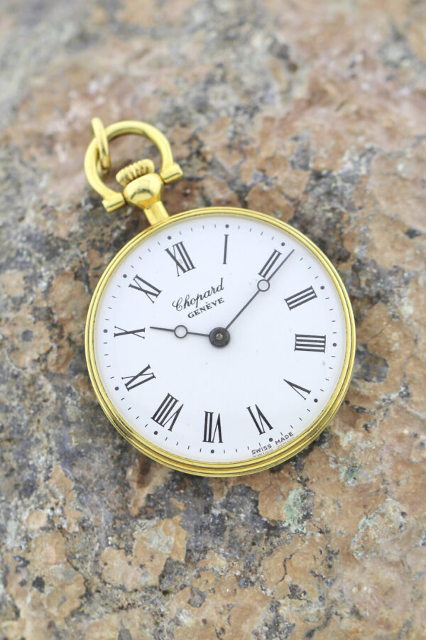 Chopard Genéve Vintage Damen- Taschenuhr Ref. 3021 in 750 Gold Handaufzug – Bild 2