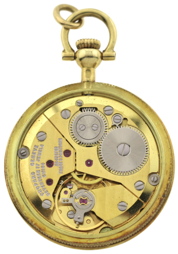 Chopard Genéve Vintage Damen- Taschenuhr Ref. 3021 in 750 Gold Handaufzug – Bild 4
