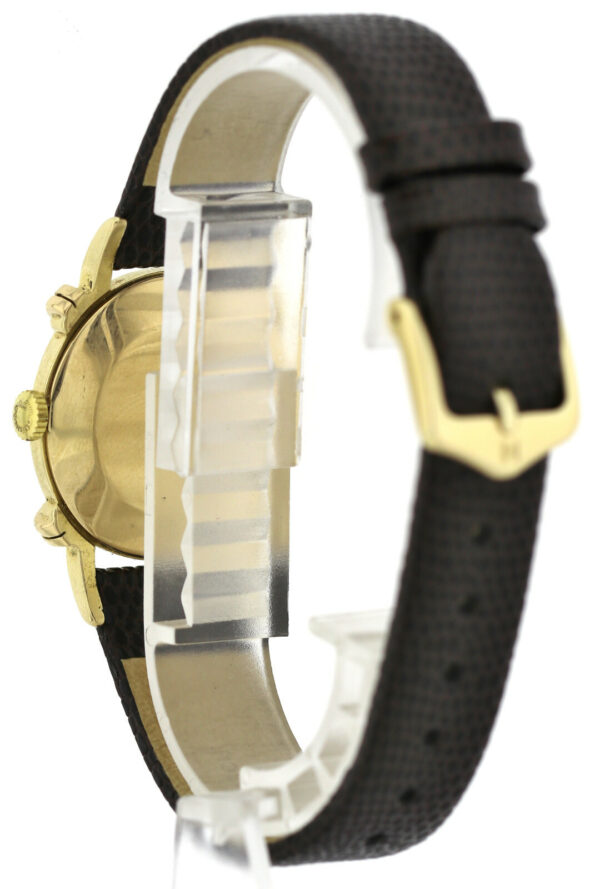Longines Vintage Armbanduhr 14k (585) Gold  Diamantbesatz ca.29mm ca. 50er – Bild 7