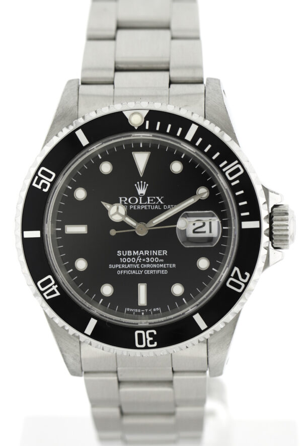 Rolex Submariner Date Automatik Herrenuhr Ref. 16610 in Edelstahl aus 1995 – Bild 2
