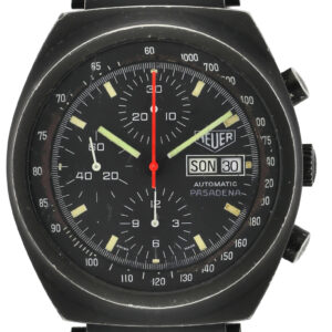 Heuer Pasadena rare PVD- beschichtete Automatik Herren Chronograph 42mm 1980er