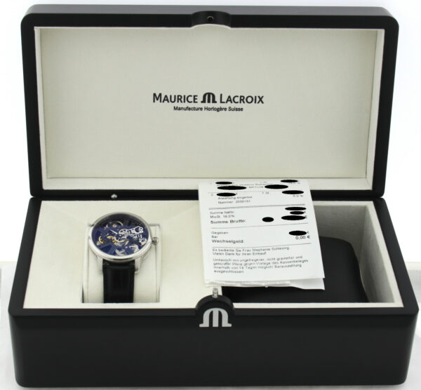 Maurice Lacroix Masterpiece Skelett Ruthenium Ref. MP7228 Fullset aus 11/2020 – Bild 12