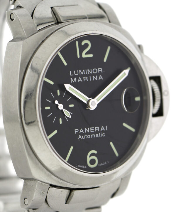 Panerai Luminor Marina Ref. PAM 00050, OP6690 40mm Herrenuhr Edelstahl Automatic – Bild 5