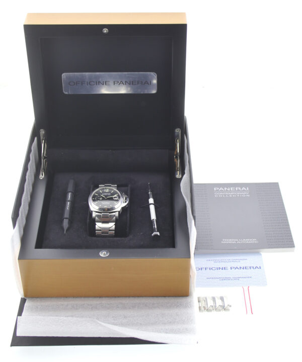 Panerai Luminor Marina Ref. PAM 00050, OP6690 40mm Herrenuhr Edelstahl Automatic – Bild 11