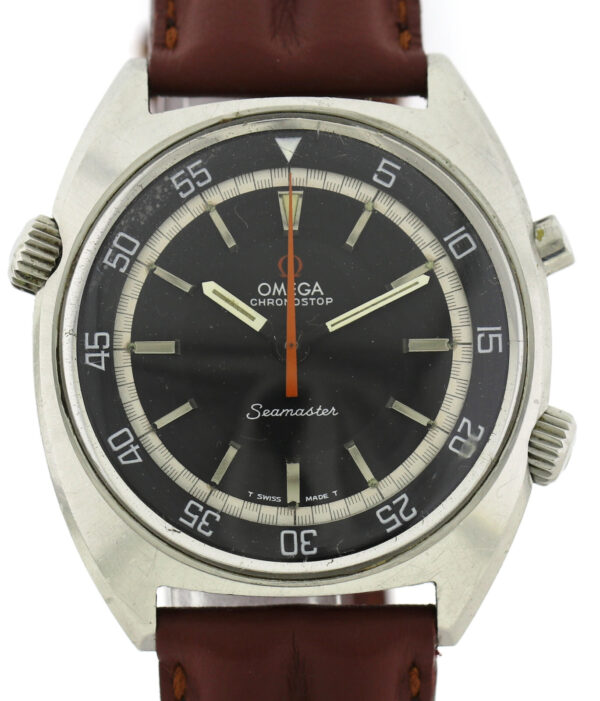 Omega Seamaster Chronostop Vintageuhr Ref.145.008 Edelstahl Kal.865 41mm ca.1969