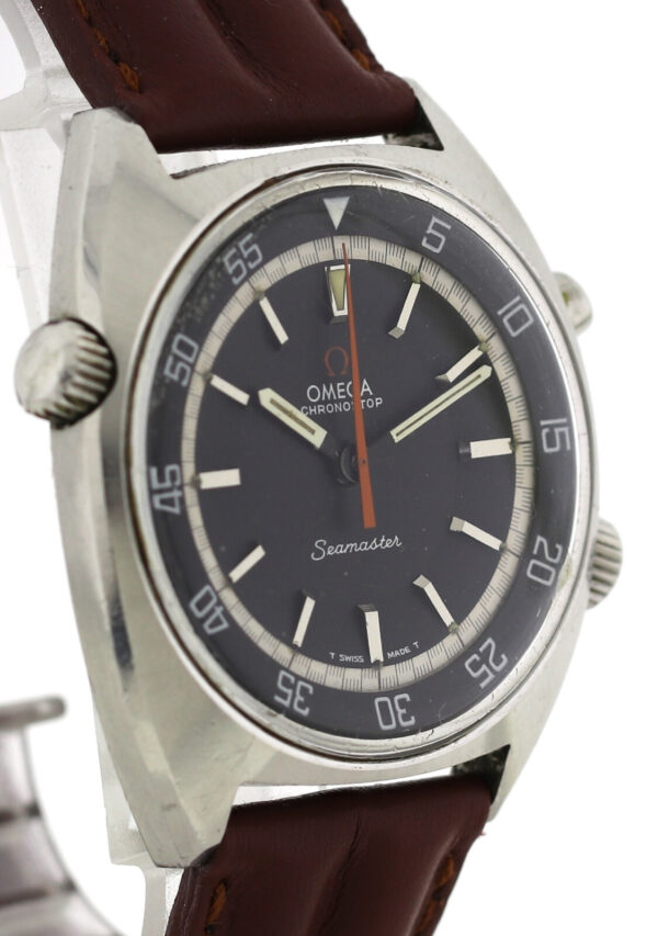 Omega Seamaster Chronostop Vintageuhr Ref.145.008 Edelstahl Kal.865 41mm ca.1969 – Bild 3