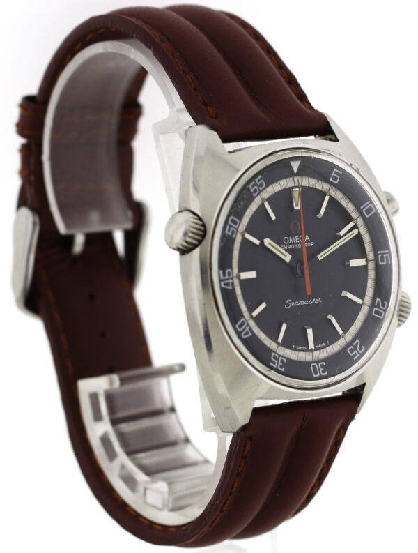 Omega Seamaster Chronostop Vintageuhr Ref.145.008 Edelstahl Kal.865 41mm ca.1969 – Bild 4