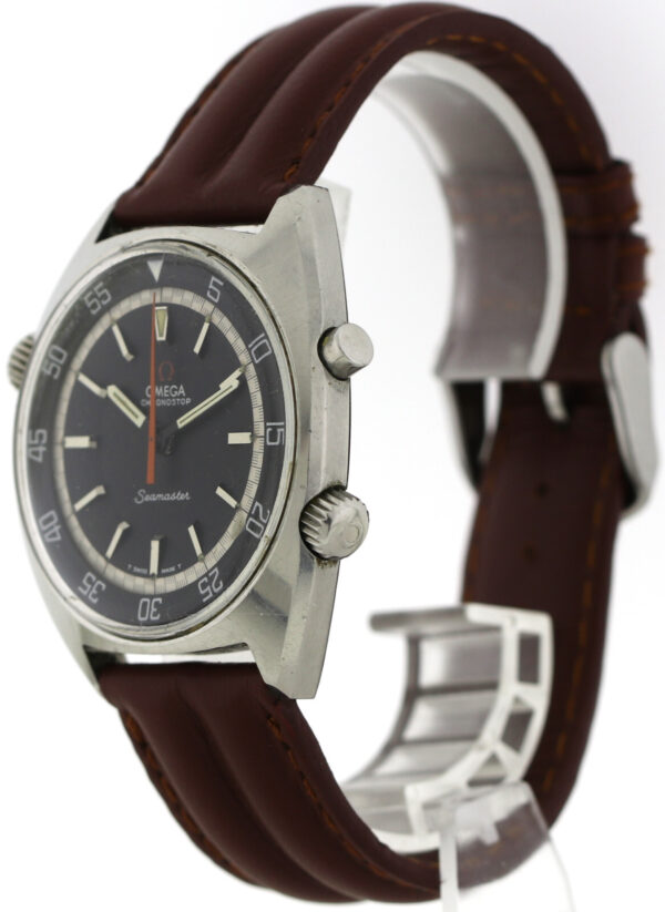 Omega Seamaster Chronostop Vintageuhr Ref.145.008 Edelstahl Kal.865 41mm ca.1969 – Bild 6