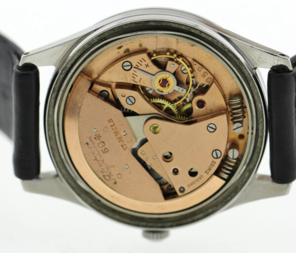 Rarität Alpina Herren Vintage Armbanduhr Hammer Automatic Cal.584 ca. 1955 Ø35mm – Bild 11