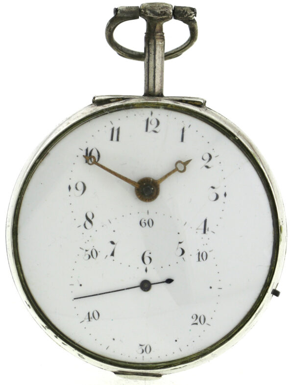 Dalrymple Doppel Gehäuse Spindel Uhr wohl Beobachtungsuhr stoppbare Sekunde – Bild 3