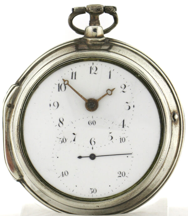 Dalrymple Doppel Gehäuse Spindel Uhr wohl Beobachtungsuhr stoppbare Sekunde – Bild 4