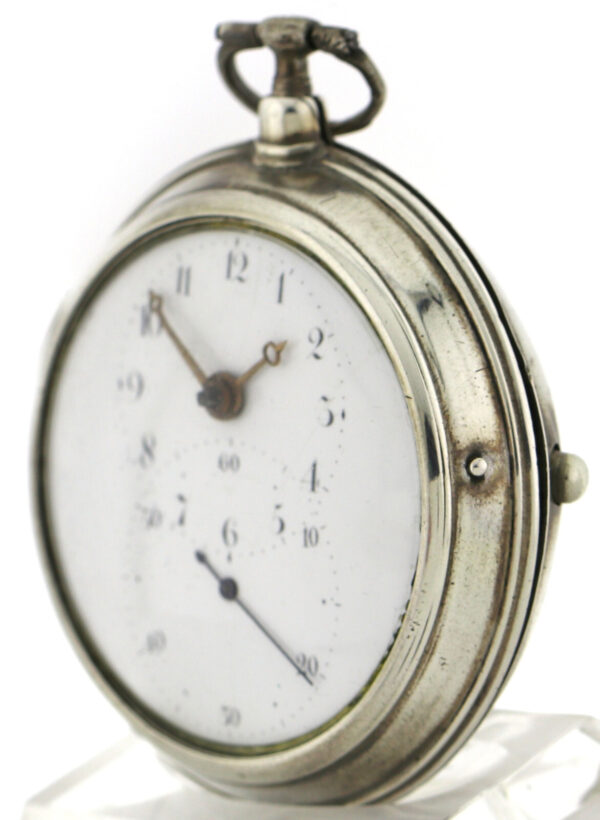 Dalrymple Doppel Gehäuse Spindel Uhr wohl Beobachtungsuhr stoppbare Sekunde – Bild 5