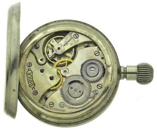 Doxa Auto- Einbauuhr Borduhr für Oldtimer 1900- 1930  65,5mm Argentan/ Neusilber – Bild 2