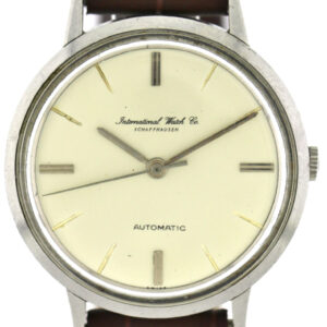 IWC Schaffhausen Vintage Automatik Herrenuhr Ref.  603A Cal. 853 1961  Edelstahl
