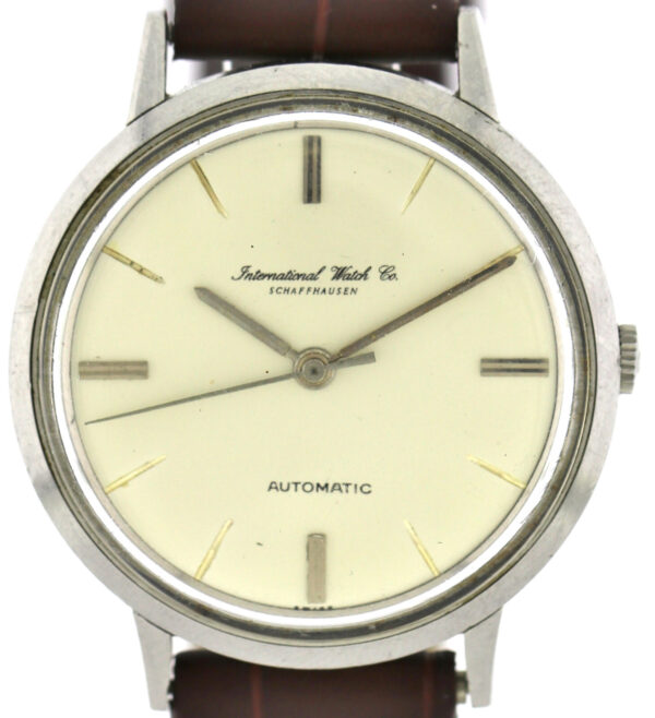 IWC Schaffhausen Vintage Automatik Herrenuhr Ref.  603A Cal. 853 1961  Edelstahl