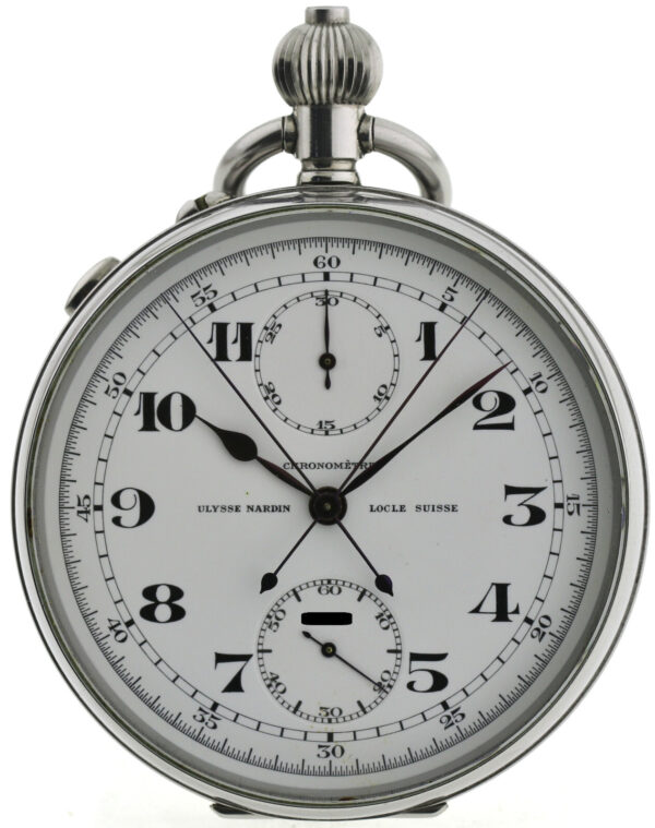 Ulysse Nardin Chronometre Chronograph Rattrapante B-Uhr Beobachtungsuhr Ø64mm – Bild 2