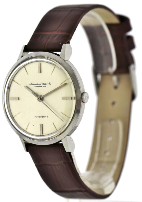 IWC Schaffhausen Vintage Automatik Herrenuhr Ref.  603A Cal. 853 1961  Edelstahl – Bild 6