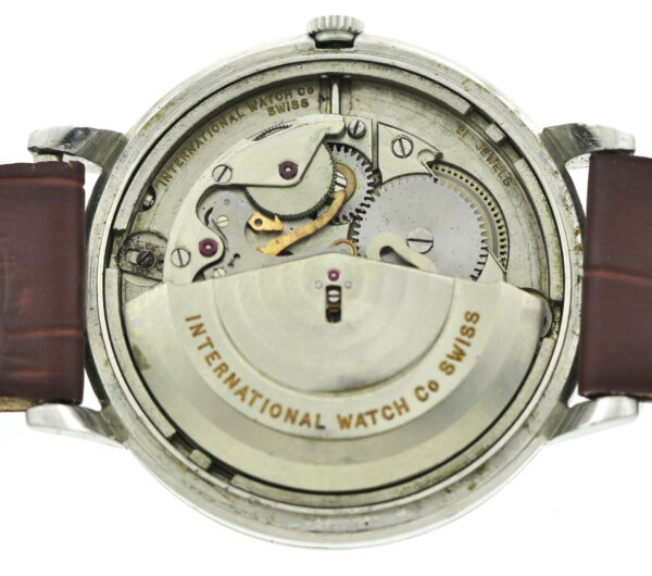 IWC Schaffhausen Vintage Automatik Herrenuhr Ref.  603A Cal. 853 1961  Edelstahl – Bild 9